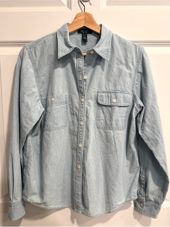 Lauren Ralph Lauren Tops - Lauren Ralph Lauren cotton chambray shirt